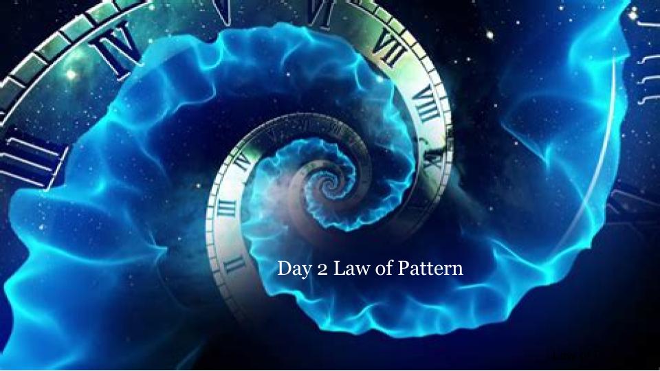 Day 2 — Law of Pattern